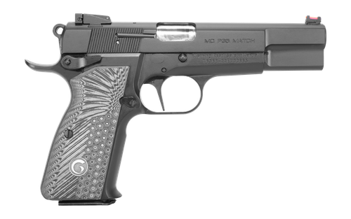 EAA MCP 35 Match Pistol 390465, 9mm Luger, 4.87in, Black/Gray Checkered Grips, Matte Black Finish, 15 Rds