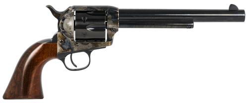 Taylors 1873 Cattleman Revolver 550911, 38-40 Win, 7.50", Walnut Grips, Color Case Hardened Finish, 6 Rds