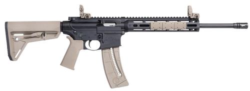 Smith & Wesson M&P15 Sport Semi-Auto Rifle 10210, 22 LR, 16.5", Flat Dark Earth Adj. Magpul MOE Stock, 25 Rds