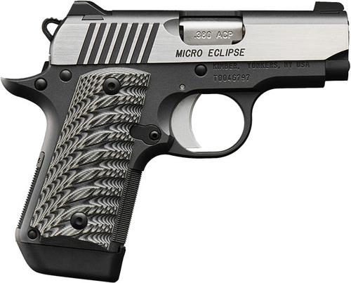 Kimber Micro Eclipse Pistol 3300188, 380 ACP, 2.75", Gray G10 Grips, Polished Slide, 7 Rd
