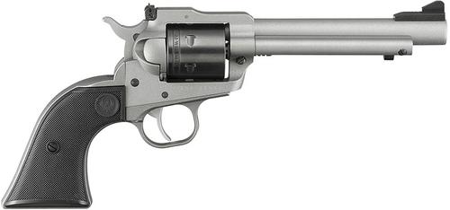 Ruger Super Wrangler Revolver 2033, 22 LR/22 WMR, 5.5", Black Synthetic Grips, Silver Cerakote Finish, 6 rd