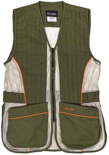 Allen Ace Shooting Vest XL/XXL Olive/Tan, 22612