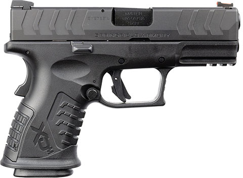 Springfield XD-M Elite Compact Pistol XDME9389CBHC, 9mm, 3.8 in, Polymer Grip, Black Finish, 14 Rd