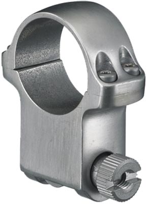 Ruger 90284 6K 1 in Extra High Stainless Steel Scope Ring In Clamshell Package