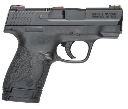 Smith & Wesson MP9 Shield (CA Approved) Pistol 11905, 9mm, 3.1 in, Polymer Grip, Black Finish, Hi Viz Sights, 8 Rd