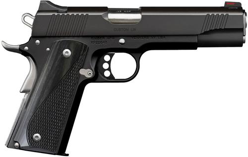 Kimber Custom LW Nightstar Pistol 3700596, 9mm, 5", Gray Laminate Grips, Black Finish