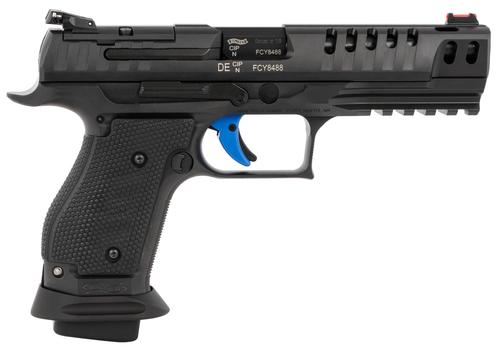 Walther Q5 Match Steel Frame Pro Pistol 2846951, 9mm Luger, 5", Black Grips, Black Finish, 17+1