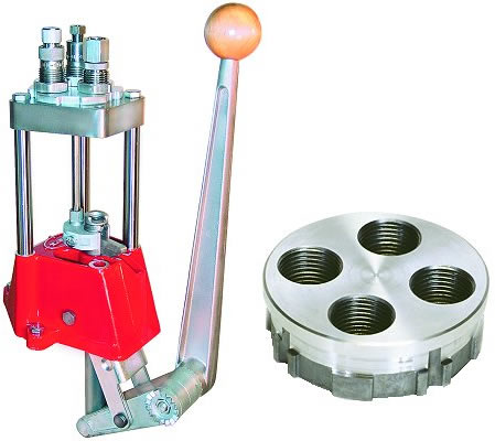 Lee 90928 Deluxe Turret Press 4 Hole W/Auto Index Reload Kit