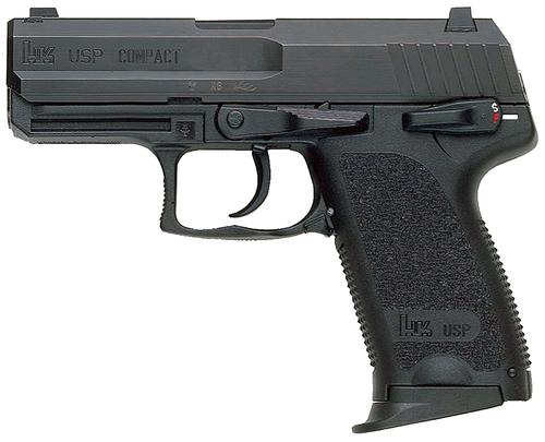 Heckler & Koch UPS45 Compact V7 LEM DAO Pistol 81000345, 45 ACP, 3.78", Black Grips, Black Finish, 8 Rds