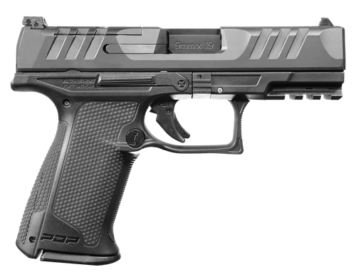 Walther PDP F-Series Striker Fire Pistol 2871831, 9mm, 4", Polymer Grips, Black Finish, 10 Rds