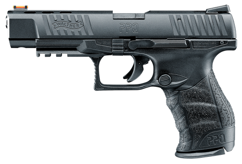 Walther PPQ M2 Pistol 5100305, 22 LR, 5", Black Interchangeable Backstrap Grips, Black Finish, 10 Rds