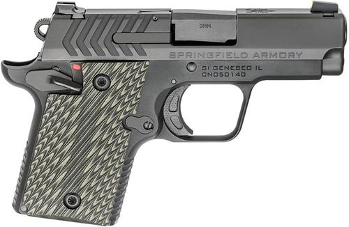 Springfield 911 Pistol PG9119, 9mm, 2.7 in, G10 Grip, Black Finish, 6/7 Rd