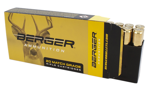 Berger Bullets Hunting Rifle Ammunition 31031, 6.5 Creedmoor, Hybrid, 135 gr, 2851 fps, 20 Rd/Bx