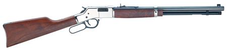 Henry Big Boy SilverLever Action Rifle H006S, 44 Remington Magnum, 20" Octagon, Walnut Stock, Blue Finish, 10 Rds