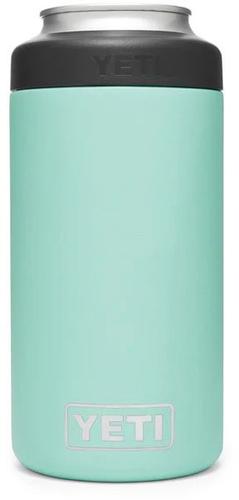 Yeti Rambler 16 oz Colster Tall Stainless Steel Drink Insulator, DuraCote Seafoam (YRAMCOLTALLSF)