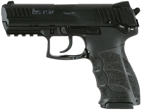 Heckler & Koch P30 V3 Pistol 81001103, 9mm Luger, 3.85in, Interchangeable Backstrap, Black Finish, 15 Rds
