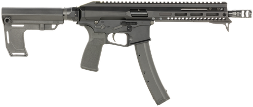 Patriot Ordnance Factory Phoenix Pistol 02125, 9mm, 8in, Mission First Tactical Blade Grips, 35 Rds