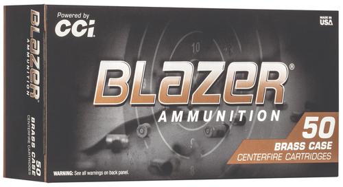 CCI Blazer Brass Pistol Ammunition 5251, 10mm, JHP, 180 gr, 50 Rd/Bx