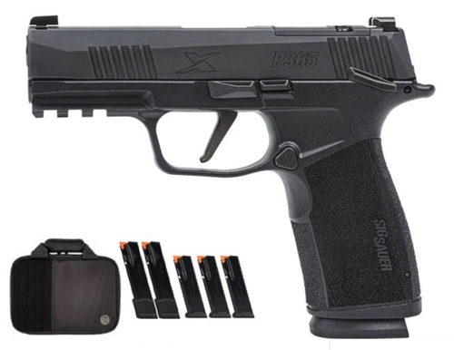 Sig Sauer P365 Macro Tac Pro Semi-Auto Pistol 365XCA-9-BXR3-MS-TACPRO, 9mm, 3.7 in, Black Finish, 21 Rds