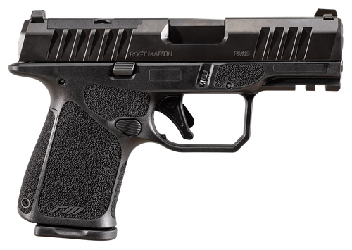 Rost Martin RM1S Sub-Compact Frame Pistol RM1SBLKOSP , 9mm, 3.6", Polymer Black Grip, Black Finish, 15 Rds
