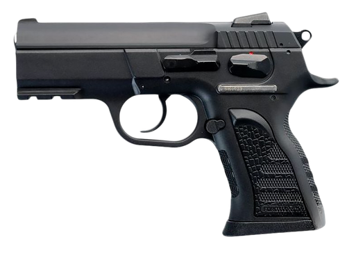 EAA Force Compact F Pistol TFCOMPACTF10, 10mm Auto, 3.62in, Serrated Steel Slide & Rubber Grips, Black Finish, 11 Rds