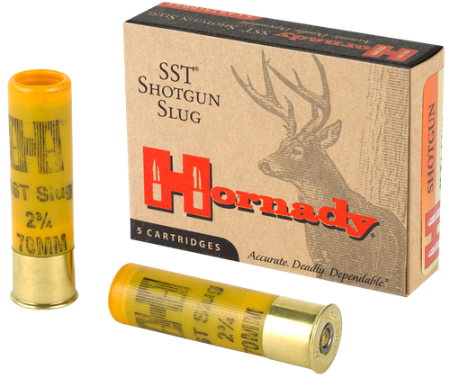 Hornady SST Shotgun Slugs 86232, 20 Gauge, 2-3/4", 250 grains, 1800 fps, SST Slug, 5 Rd/bx