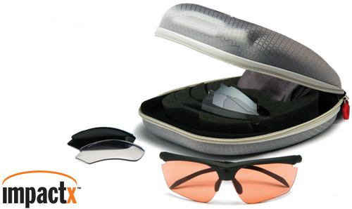 Rudy Project Magster Performance Matte Black Sunglass Kit w/Impactx Photochromic Clear, Photochromic Red and Laser Black Lenses (SN668106S3P)