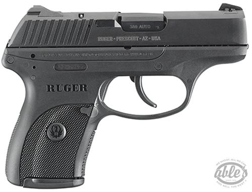 Ruger LC380 Pistol 3253, 380 ACP, 3.12 in, Black Polymer Grip, Black Finish, 7 Rd