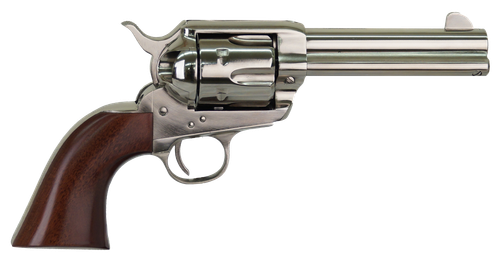 Cimarron Pistolero Revolver PPP357N, 38 Special, 4.75in, Smooth Walnut Grips, Steel Frame Finish, 6 Rds