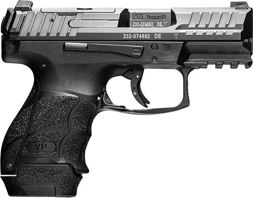 Heckler & Koch VP9SK Pistol 81000818, 9mm, 3.39", Interchangeable Backstrap Grips, Black Finish, 12/15 Rds