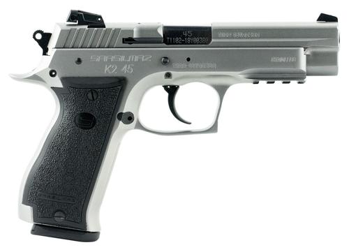 SAR K2 SA/DA Pistol K245ST, 45 ACP, 4.70", Black Polymer Grips, Stainless Steel Finish, 14 Rds