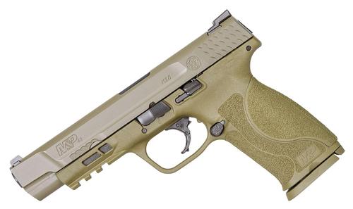 Smith & Wesson Double M&P40 M2.0 Pistol 11990, 40 S&W, 5", FDE Grips, FDE Finish, 15 Rds