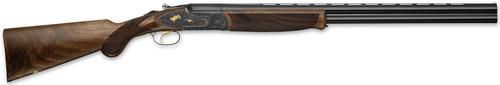 EAA Jubilee Prestige Tartargua Gold Break Open Shotgun FRJBPRTG2828, 28", 2.75" Chmbr, Fine-Pitch Checkered Walnut Stock, 2 Rds