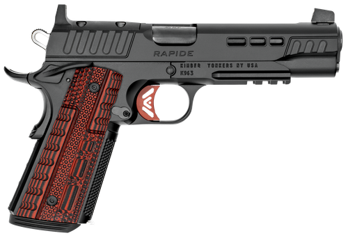 Kimber 3000452 Rapide Heat Pistol - 45 ACP, 5 in, Matte Black Slide, Black Finish Frame, 8 Rds