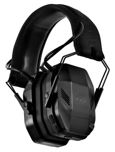 Axil MX Electroinic Earmuffs 23 dB, Over the Head, Black (MXELE)