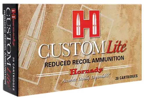 Hornady Custom Lite Rifle Ammunition 81066, 30-06 Springfield, SST, 125 GR, 2700 fps, 20 Rd/bx