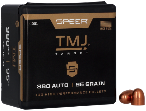 Speer 9MM Caliber 95 Grain Encased Core Full Metal Jacket Uni-Core 100/Box (4001), Not Loaded