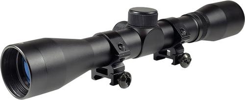 TruGlo Buckline Hunting Scope TG85043XB, 4x, 32mm, 1 in Tube, Matte Black, Duplex Reticle