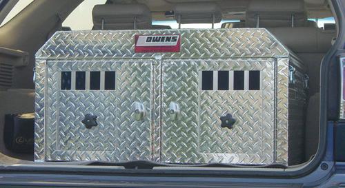 Owens Hunter Series Double Compartment Dog Box w/o Storage 55017, ATV/SUV, 36"W x 30"D x 19.75"H