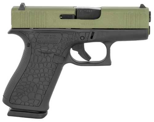 Glock G43X Pistol UX4350204BAYOU, 9mm Luger, 3.41in, Black Textured, Black Finish, 10 Rds