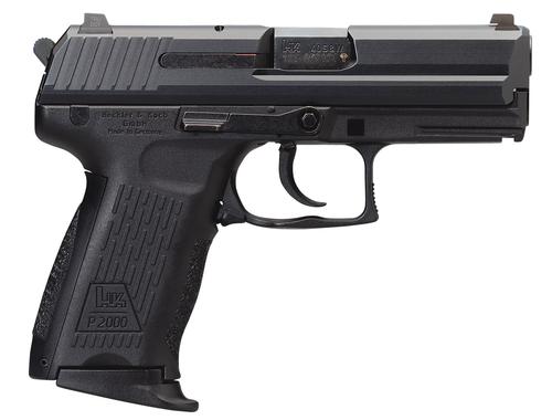 Heckler & Koch P2000 V3 DA/SA Pistol 81000051, 40 S&W, 3.66", Black Grips, Black Finish, 10 Rds
