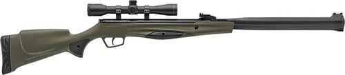 Stoeger S4000-E Suppressed 1000 fps Airgun w/4x32 mmScope 30360, .22 Cal., OD Green Synthetic Stock