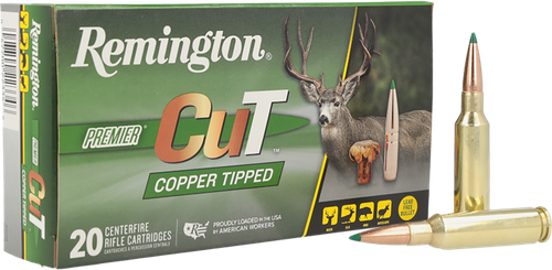 Remington Premier Cut Rifle Ammunition R22334, 6.5 Creedmoor, 120 gr, 2935 fps, 20 Rd/Bx