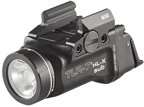 Streamlight 69504 TLR-7 HL-X SUB Weapon Mounted Tactical Flashlight, Sig P365/XL
