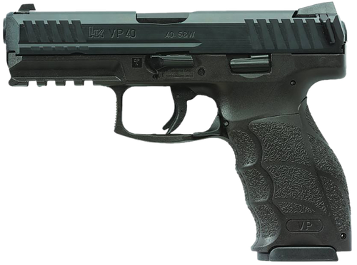 Heckler & Koch VP40 Pistol 81001160, 40 S&W, 4.09in, Black Interchangeable Backstrap Grips, Black Finish, 13 Rds