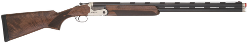 TriStar Cypher Over/Under Shotgun 33162, 16 Gauge, 28", 3" Chmbr, Blued Barrel, Silver Steel Rec, Deluxe Walnut Furniture, Fiber Optic Sight