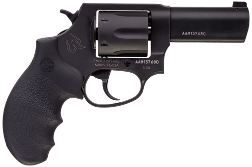 Taurus 856 Defender Revolver 285631NS, 38 Spl +P, 3", Black Hogue Rubber Grip, Matte Black Finish, 6 Rd