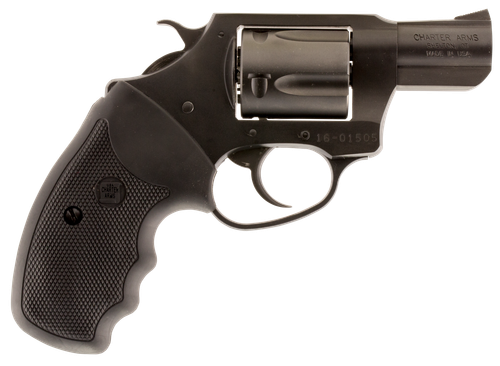 Charter Arms Undercover Lite Single/Double Action Revolver 63820, 38 Special, 2", Black Rubber Grips, Black Nitride Finish, 5 Rds