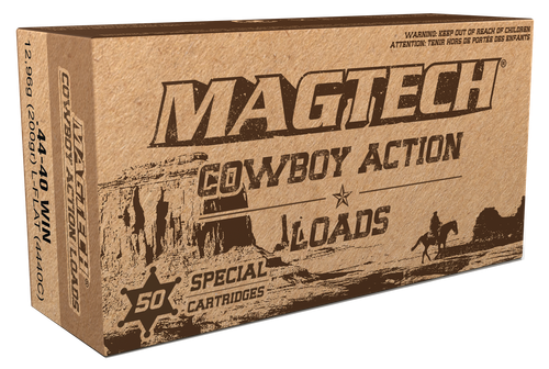 Magtech Sport Cowboy Action Cartridges 4440C, 44-40 Winchester, Lead Flat Nose (FN), 200 GR, 725 fps, 50 Rd/bx