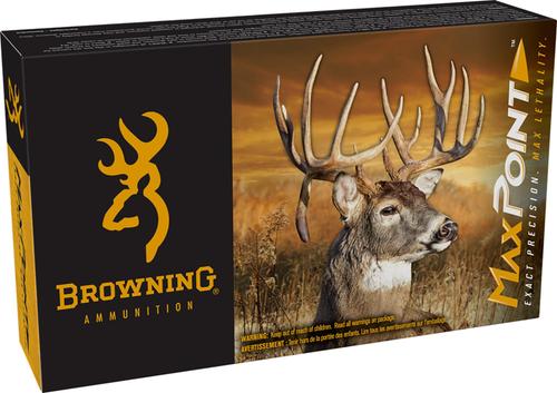Browning Rifle Ammunition B192127002, 270 WSM, Max Point, 130 gr, 3275 fps, 20 Rd/Bx